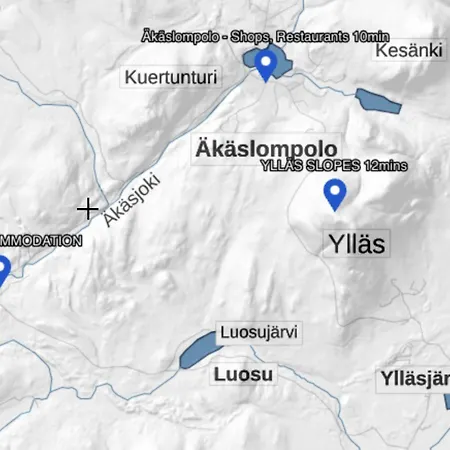 Landscape 12, Karpalo, Yllaes, Tiny With Sauna, Fireplace, Bbq, Wifi, Ski, Fishing, Pets Ok * Äkäslompolo