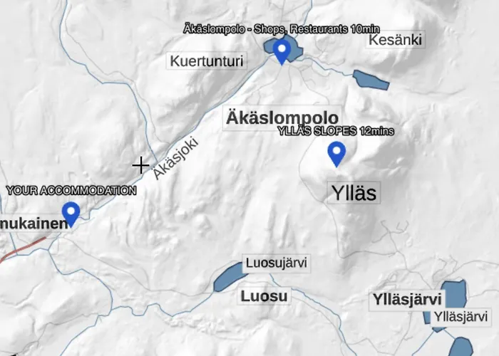 Landscape 12, Karpalo, Yllaes, Tiny With Sauna, Fireplace, Bbq, Wifi, Ski, Fishing, Pets Ok * Äkäslompolo