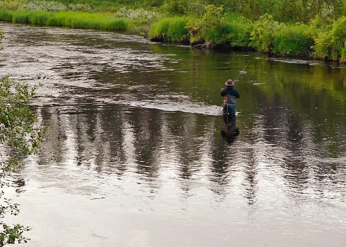 Landscape 12, Karpalo, Yllaes, Tiny With Sauna, Fireplace, Bbq, Wifi, Ski, Fishing, Pets Ok Chalet