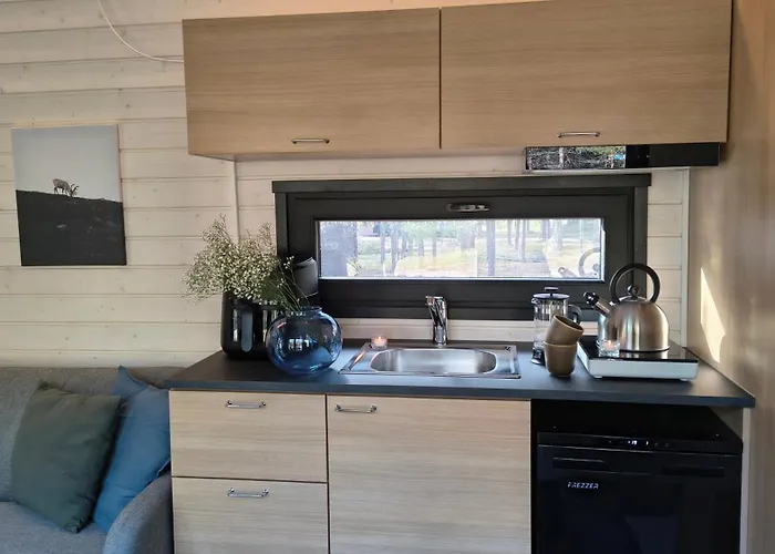 Landscape 12, Karpalo, Yllaes, Tiny With Sauna, Fireplace, Bbq, Wifi, Ski, Fishing, Pets Ok * Äkäslompolo