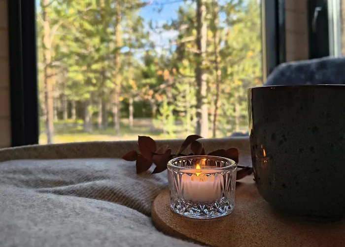 Landscape 12, Karpalo, Yllaes, Tiny With Sauna, Fireplace, Bbq, Wifi, Ski, Fishing, Pets Ok Chalet